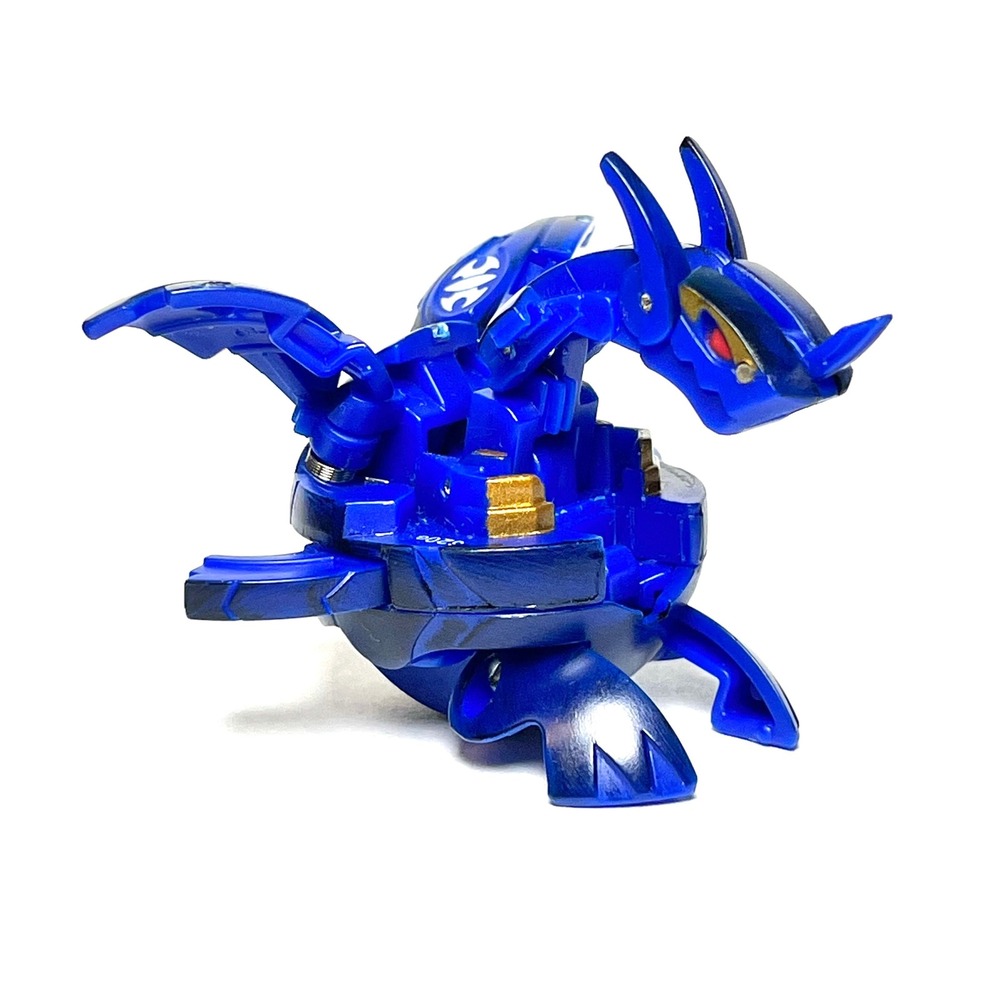 Bakugan Battle Brawlers Aquos Ravenoid Blue Translucent 320G Figure Spin Master